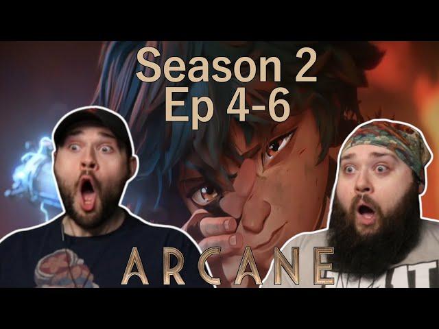 ARCANE SEASON 2 EPISODE 4-6 REACTION TWIN BROTHERS FIRST TIME WATCHING!