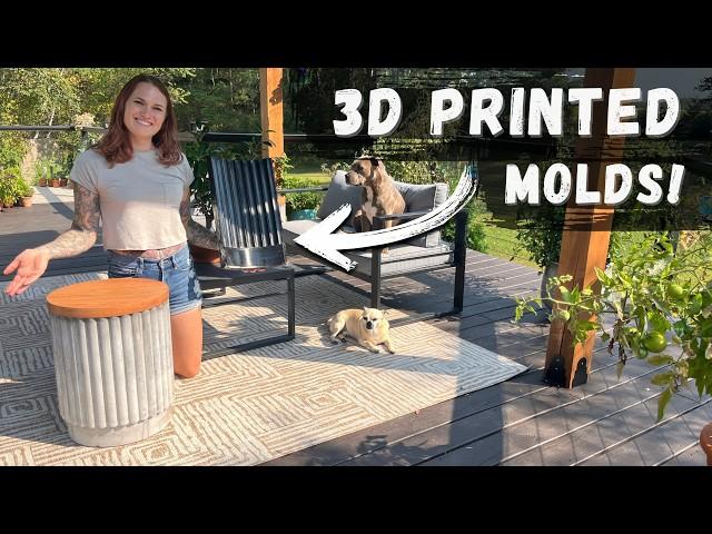 We Tried 3D Printing Molds for Concrete Tables…