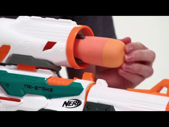 NERF Modulus - Tristrike Blaster - Demo Video