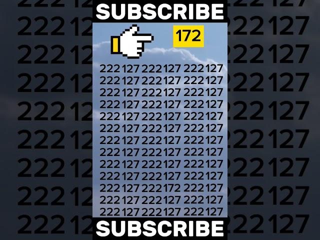 Find 172 #shorts #trending #viral