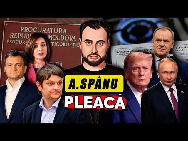 Spânu pleacă... își va face partid? / M.Sandu pune punctul pe i / Trump a vorbit cu Putin?