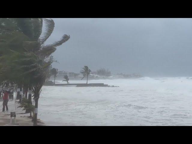 Beryl makes landfall as Category 4 hurricane on Caribbean island