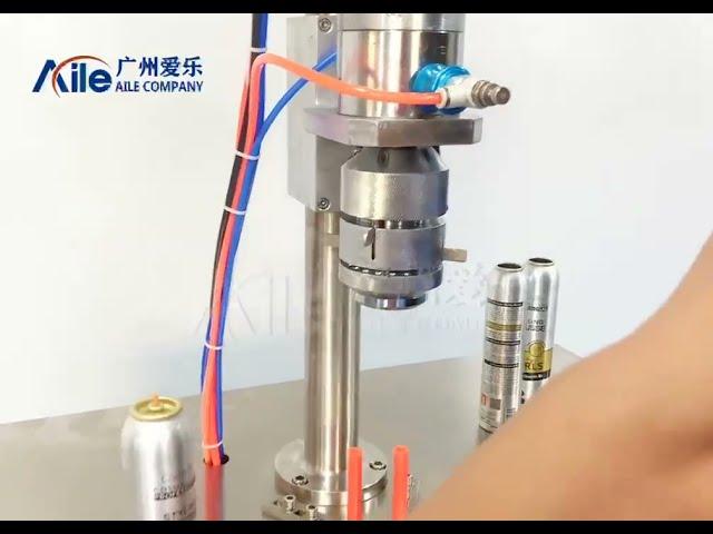 AILE Semi Automatic Aerosol Crimping Sealing Machine