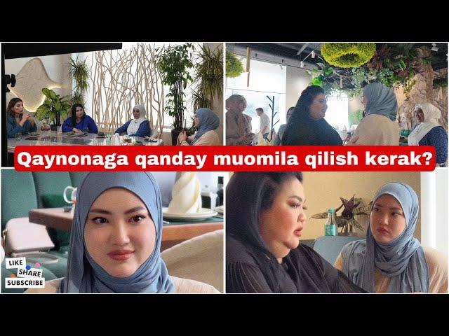 VLOG - QAYNONALARGA QANDAY MUOMILA QILISH KERAK?! Aisha Alieva Indira bilan suhbat ️