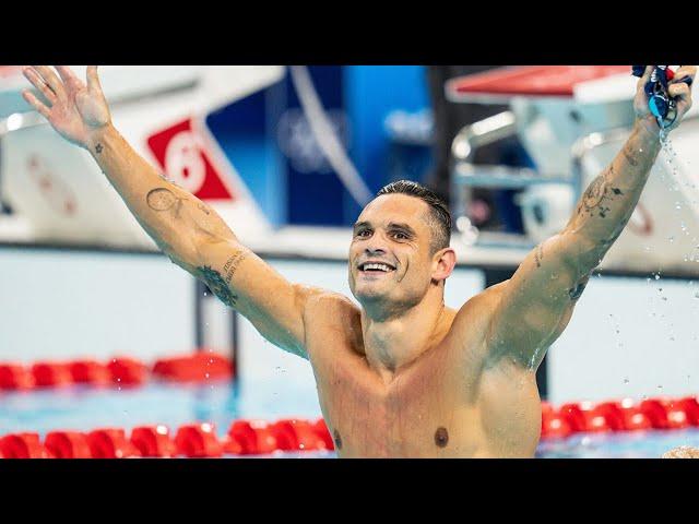 Florent Manaudou Brought The Slow Clap to Swimming and With It, an Unforgettable Olympic Moment