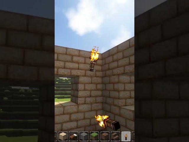 SIMPLE FIRST HOUSE #minecraft #shorts #gaming #youtube