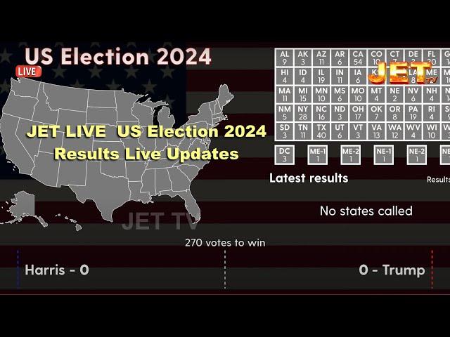 US Election 2024 results Live Updates | Donald Trump Vs Kamala Harris | US Polls | JET LIVE