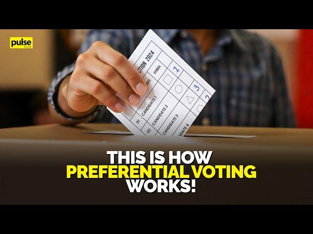 This is how preferential voting works!