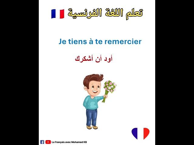 تعلم اللغة الفرنسية:جمل مهمة باللغة الفرنسية #تعلم_اللغة_الفرنسية #apprendrelefrancais #تعلم_اللغات