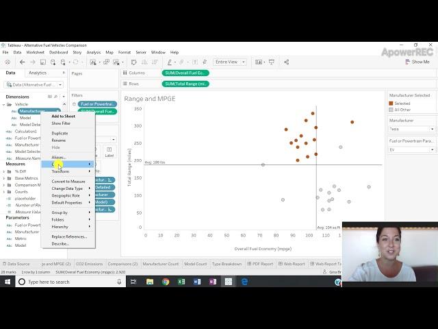 Tableau Tutorial Tuesday (Week 11): How-to color based on a parameter selection