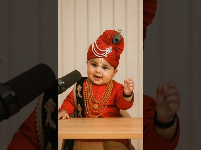 याद रखना किसी की जमीन न हडपना। baby aniruddhacharya ji maharaj #shorts #ai #anirudhacharya