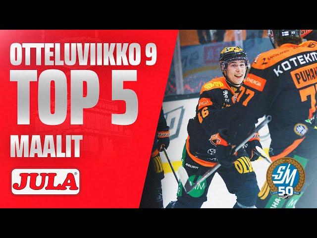 TOP 5-maalit // Otteluviikko 9 // 24-25