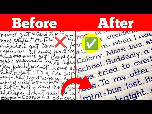 HOW TO IMPROVE YOUR HANDWRITING | SECRET TIPS TO IMPROVE YOUR HANDWRITING |