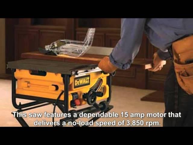 Dewalt DW745 10-Inch Compact Job-Site Table Saw Review