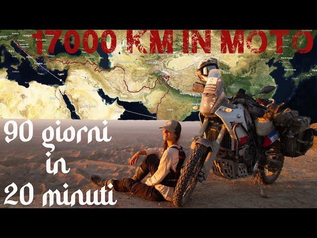 RECORD! I AM THE FIRST ITALIAN TO RIDE A MOTORCYCLE TO INDIA! Trip summary! + SUBTITLES