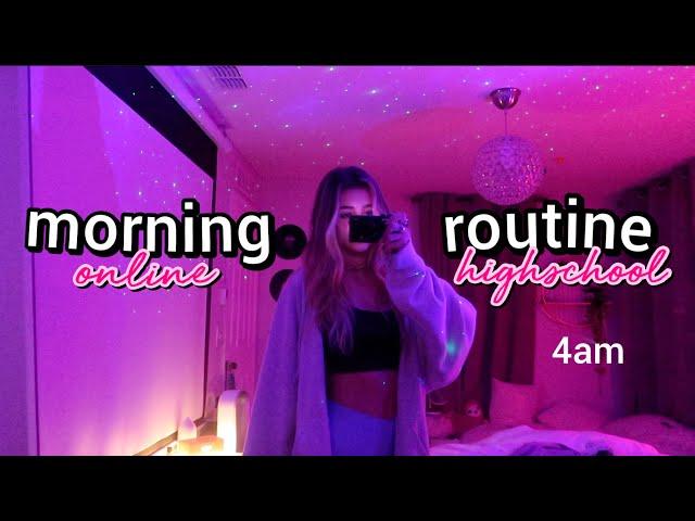 my REAL high school morning routine