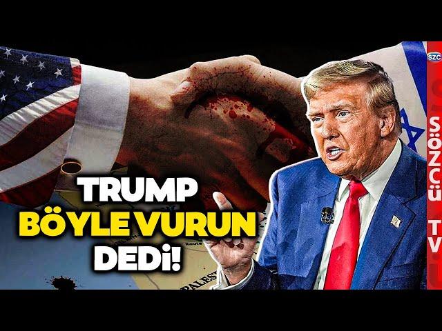 Trump'tan İsrail'e Orta Doğu'da Kıyamet Koparacak Çağrı! İran'ı Böyle Vurun Dedi