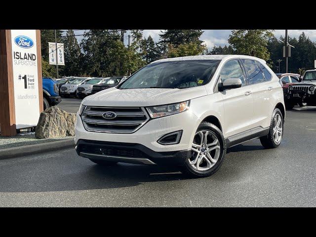 2017 Ford Edge Titanium + Heated/Cooled Seats, Bluetooth, AWD Review | Island Ford