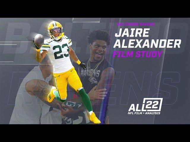 HOW THE RAVENS HIT ANOTHER HOME RUN WITH JAIRE ALEXANDER:  ALL 22 FILM STUDY/COMMENTARY #ravens