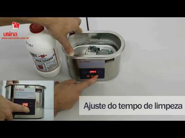 Cuba Digital de Ultrassom YX2000A Microprocessada para limpeza