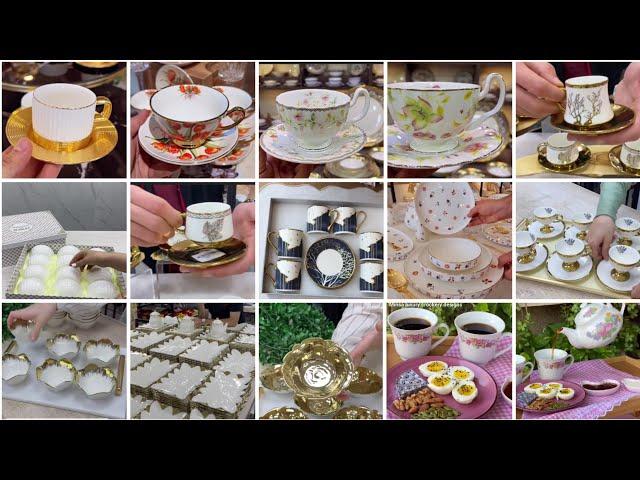 Iraq and Turkey crockery collection 2024  Teacups design Coffee Cups / Kitchen crockery items#vlog