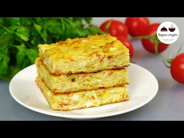 Запеканка капустная - ну, очень вкусная!