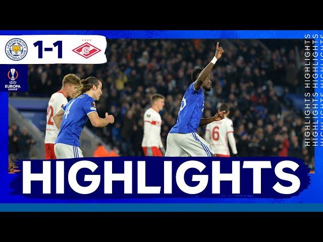 All Square At Leicester City Stadium | Leicester City 1 Sparta Moscow 1