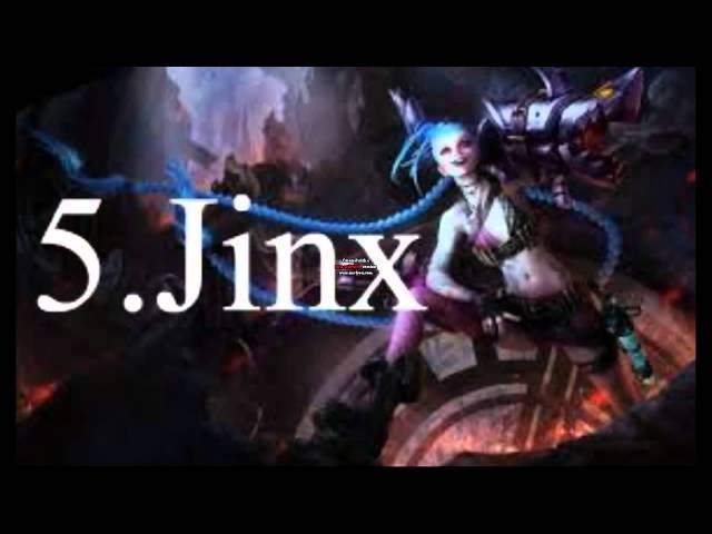 League of legends LoL top 10 adc champions