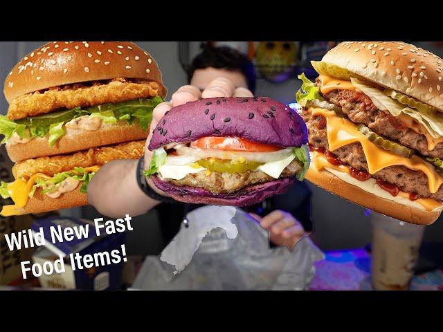 Fast Food Frenzy! Trying The Wildest New Menu Items Out Now! 