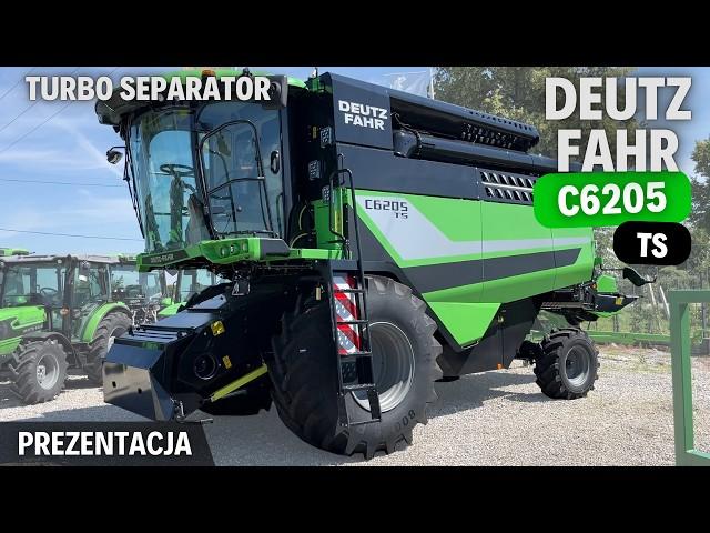 DEUTZ-FAHR C6205 TS - kompaktowy kombajn z turbo separatorem | Prezentacja / test kombajnu