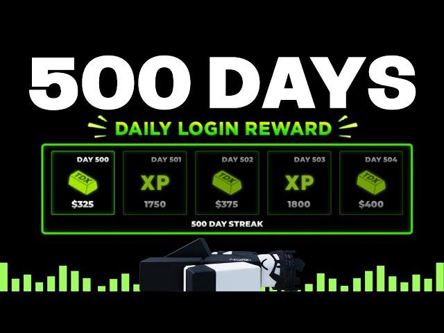 TDX Day 500 Login Streak