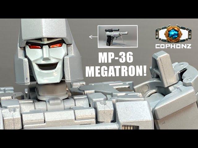 Transformers transformed! Masterpiece MP-36 Megatron clear transformation + showcase!
