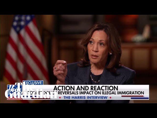 Kamala Harris grilled on immigration in Fox News interview