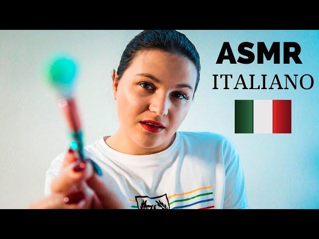 ASMR ITA │RILASSATI CON ME IL MIO PRIMO VIDEO ASMR IN ITALIANO (Face Brushing, Tapping...)