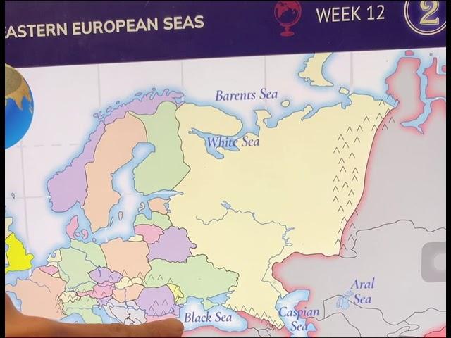 CC C2 W12 Geography- Eastern European Seas (Tune: We Three Kings)