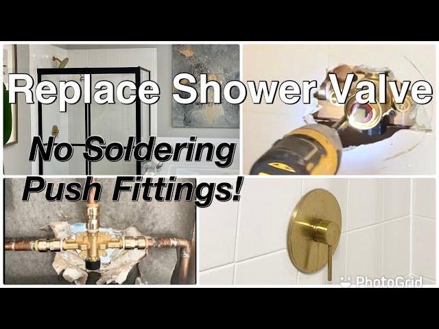 DIY Retrofit Shower Valve | No-Solder Plumbing | Sharkbite