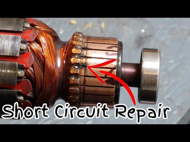 How To Find Sparking/Short Circuit Ryobi Router Commutator