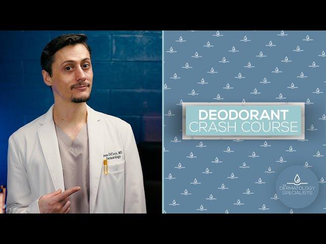 Deodorant vs. Antiperspirant