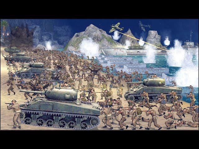 BRITISH MASSIVE ASSAULT - WW2 ITALIAN LAST STAND - INVASION of SICILY 1943 FILM