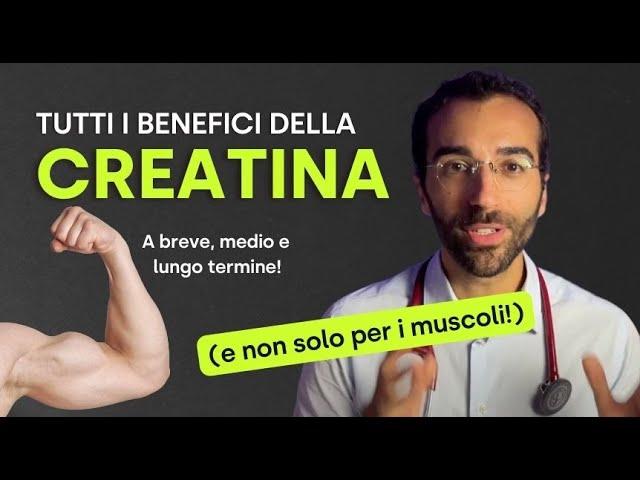 CREATINA: tutti i benefici di questa molecola (fondamentale non solo per i muscoli)