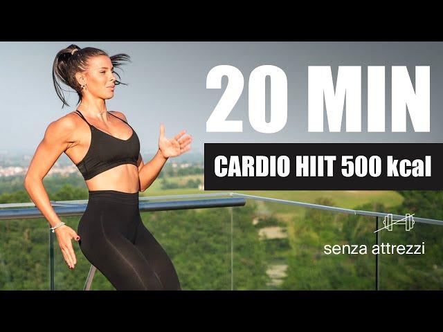 20 Minuti CARDIO WORKOUT! Il miglior allenamento brucia grassi (500kcal)