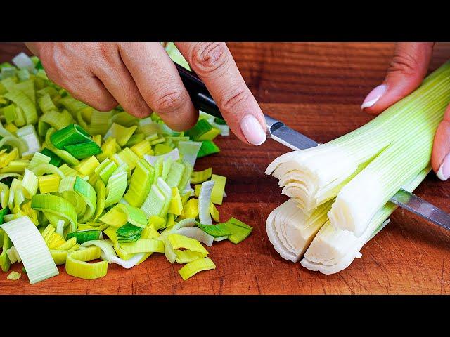 This Leek Recipe Is Better Than Meat! Healthy and Delicious!