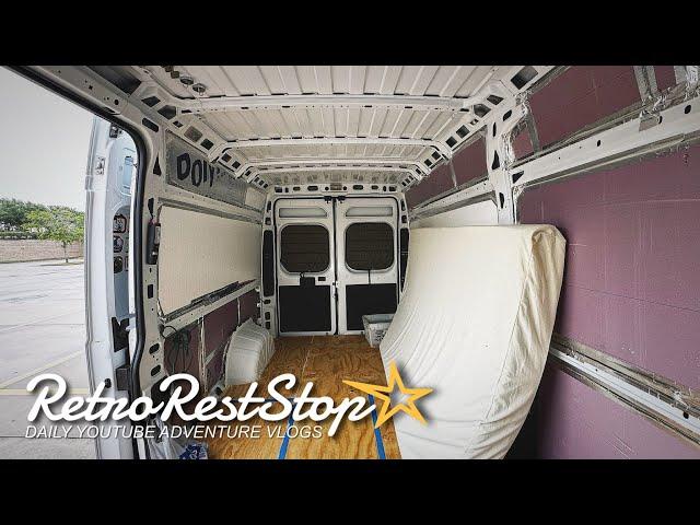 Building My New Ram Promaster Conversion Van Update 2 | Retro Rest Stop