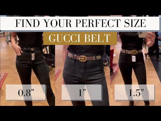 how to find your GUCCI BELT size for the PERFECT FIT | Style me Worth it