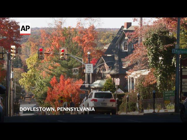 Early voters from Bucks County, Pennsylvania share their thoughts on the presidential race