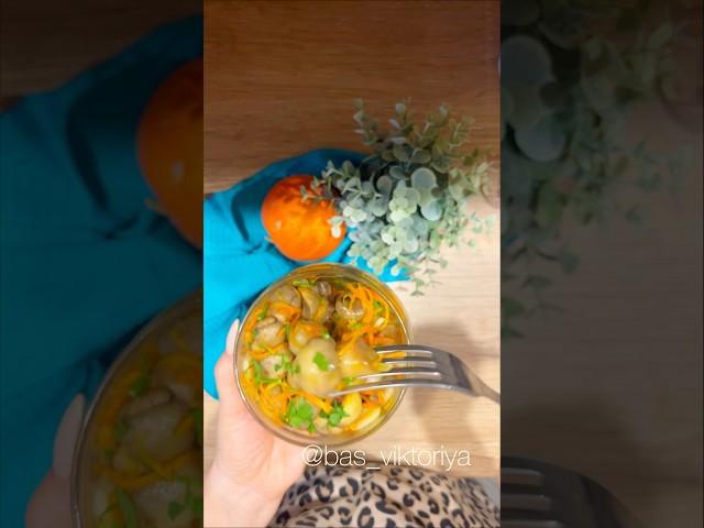 Маринованные шампиньоны за 7 минут, невероятно вкусно