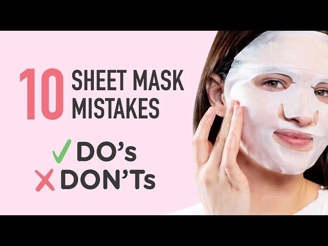 Are You Sheet Masking Correctly⁉️  Sheet Mask Do's & Don'ts ️