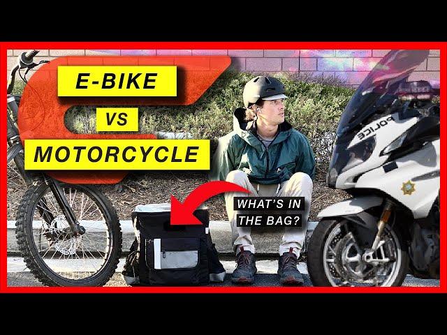 E-Bike Dasher Harassed by Motorcycle Cop