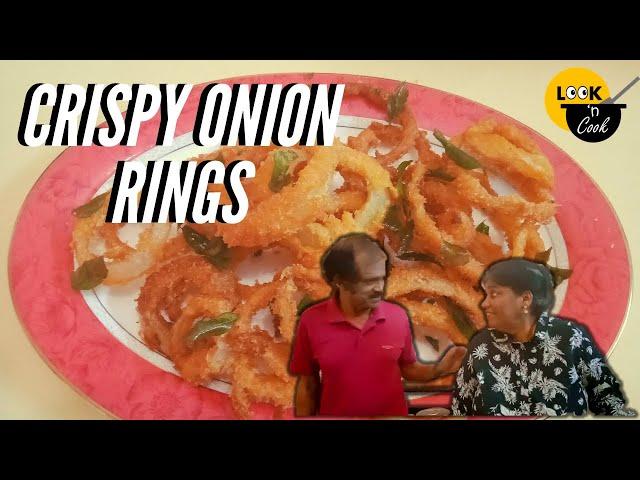 Onion Rings Crispy! l Easiest Snack! l Sarikata Dalam Bahasa Malaysia