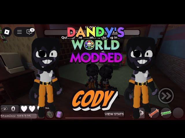 Unlocking Cody in Dandy's World Modded | Roblox Gameplay